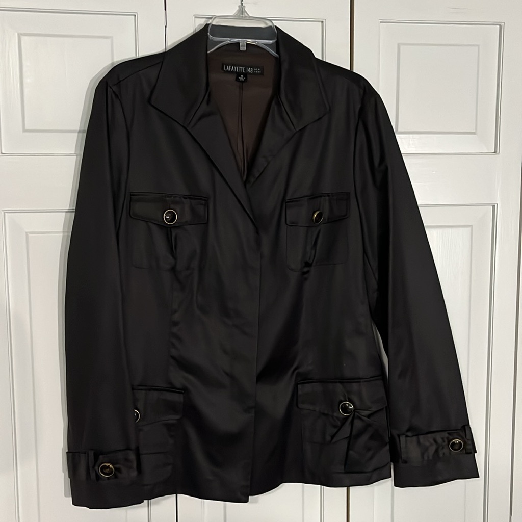 Lafayette 148 New York Trench Coat Euc